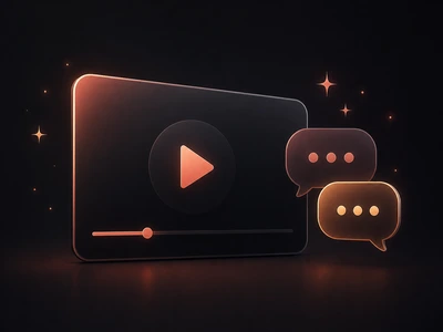Video player with an AI conversation